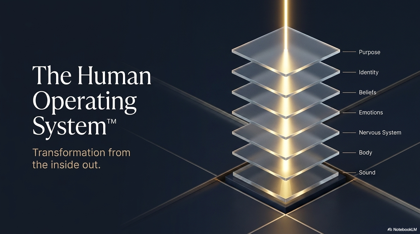 The Human Operating System layers from sound to purpose